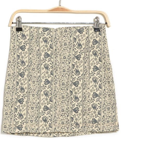 Free People denim print skirt - Picture 2 of 2